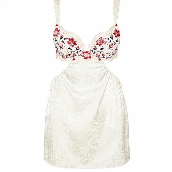 Last 1 !!! For Love & Lemons Festival Rose Slip Dress Size Large - Picture 5 of 14